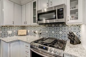 Stove stainless steel appliances in new home remodel parkvill