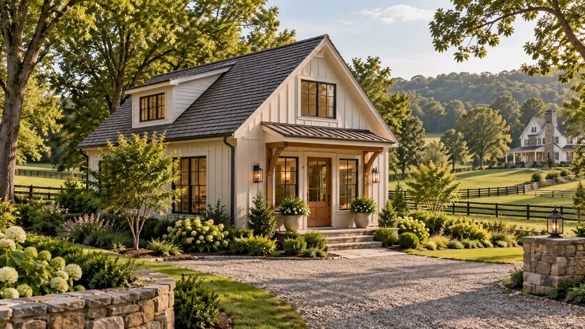 adu-zoning-rules - Byrd Design and Build a white adu mini home on a farm property in baltimore county